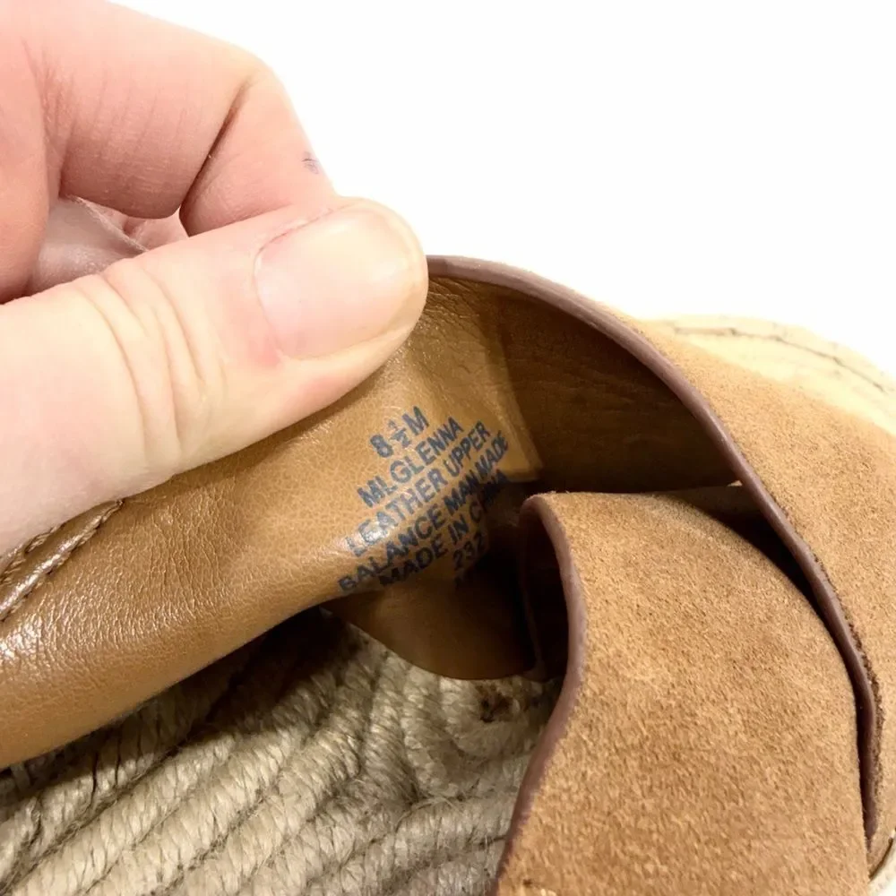 Marc Fisher Platform Espadrille Sandals – Size 8.5